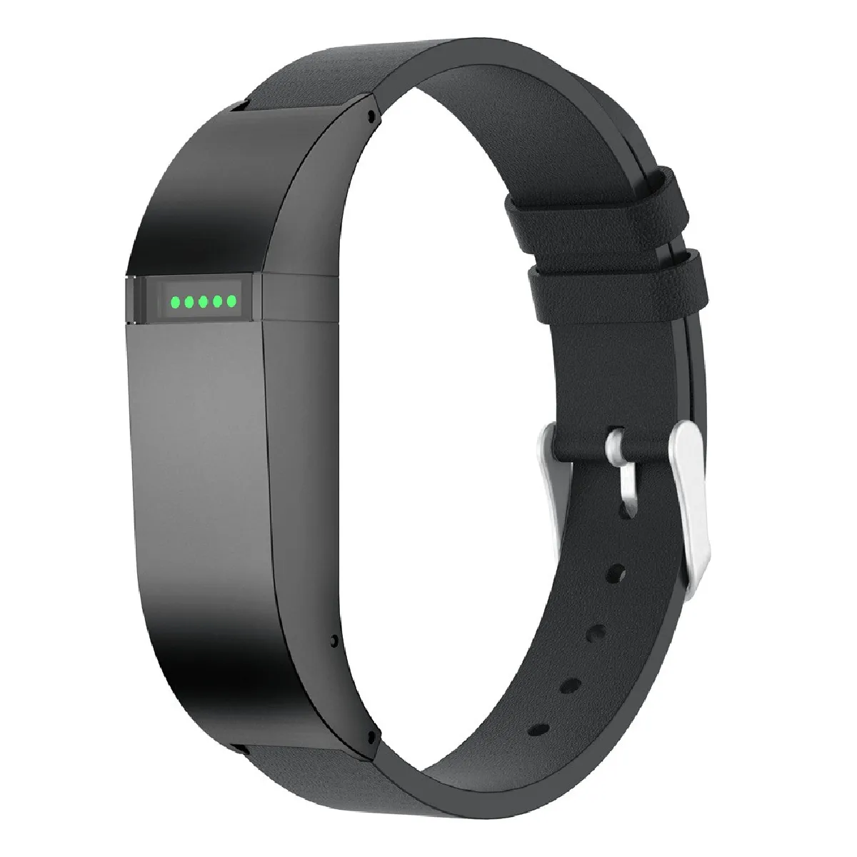 Bracelet de remplacement en cuir de luxe avec étui pour Fitbit Flex