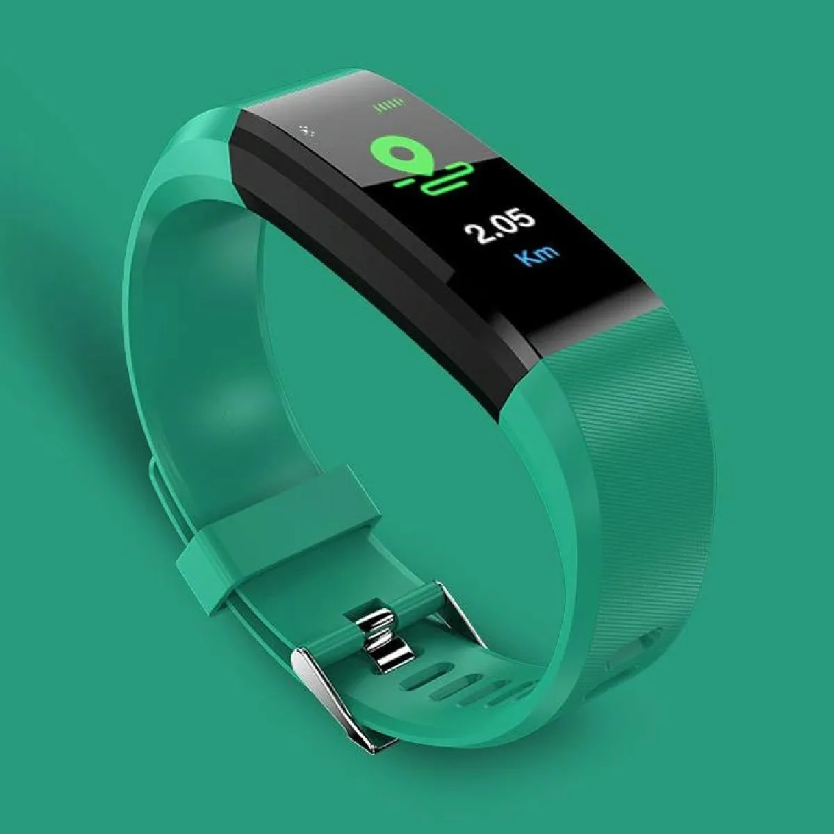 Bracelet Connecté OLED Couleur Suivi Santé Bluetooth