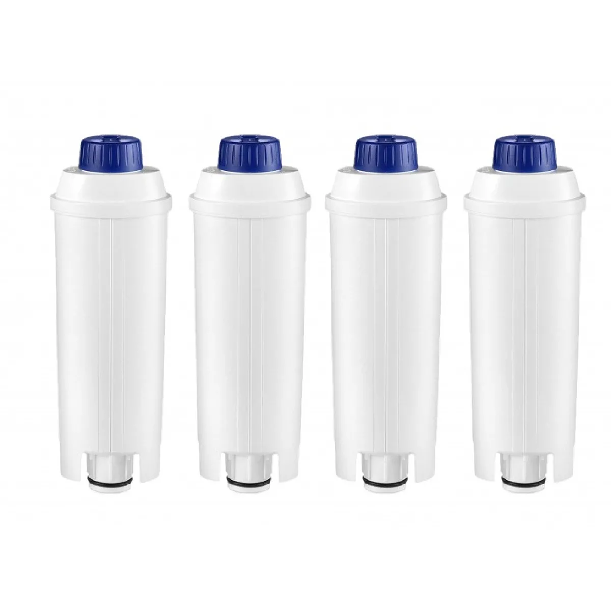 Lot de 4 filtres à eau pour machine à café delonghi compatible dlsc002