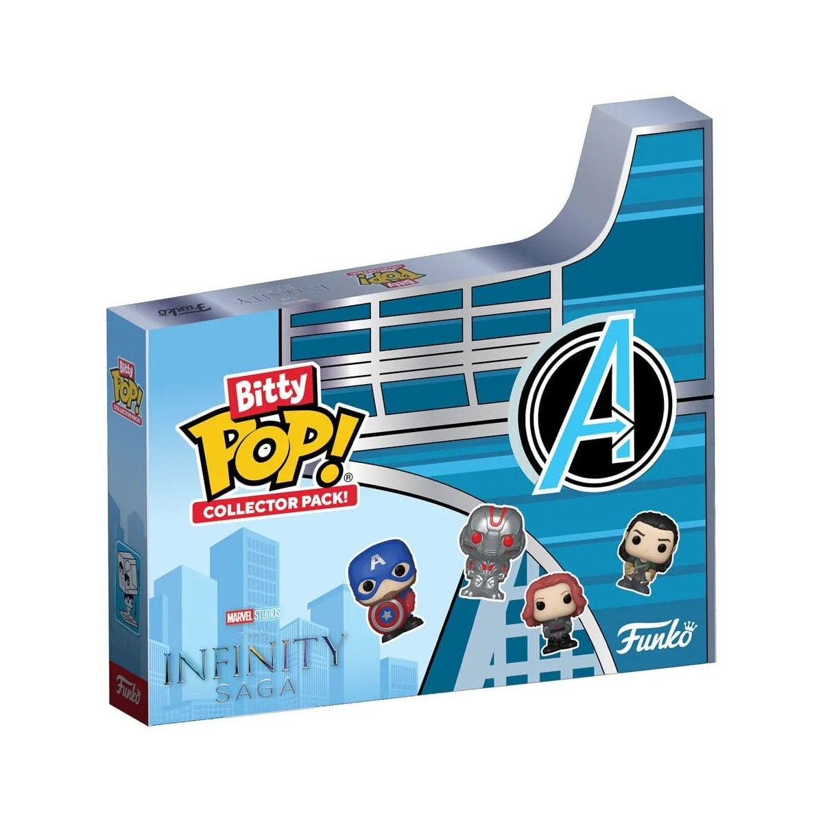 Marvel - Pack 12 figurines Bitty POP! Infinity Saga 2,5 cm