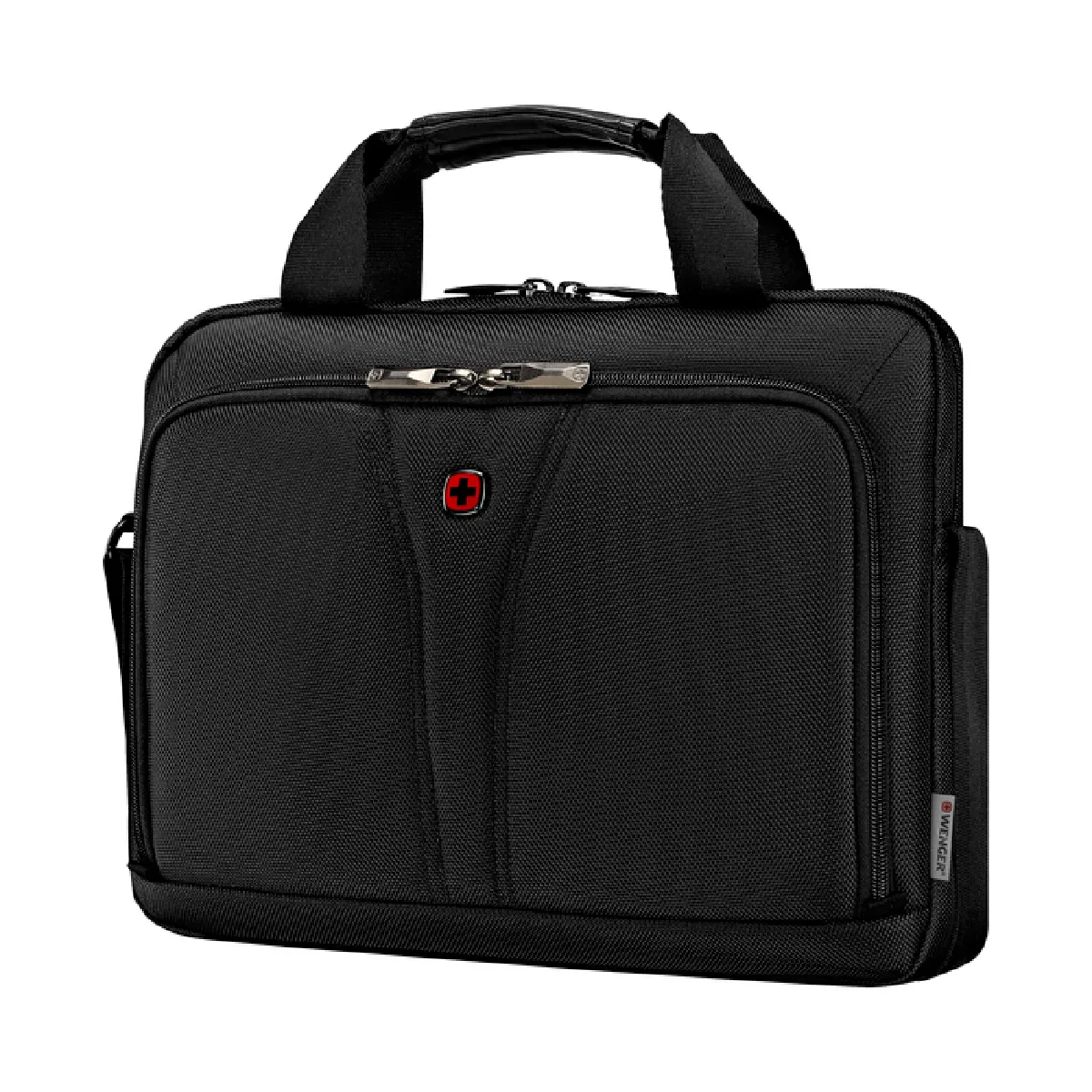 Wenger Sacoche pour Ordinateur Portable 14'' BC Free Slim avec Bandoulière Réglable Noir