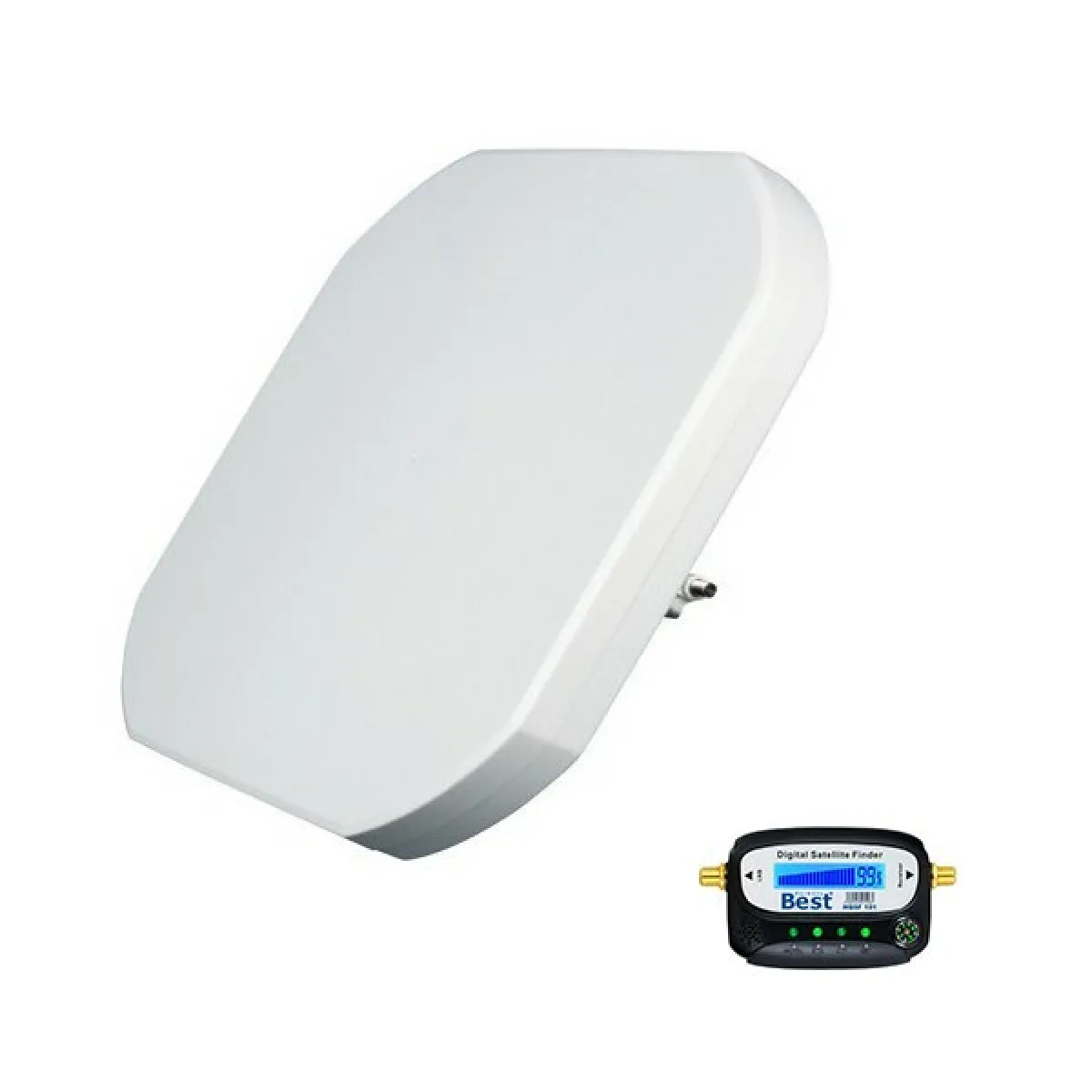 Antenne Satellite Plate 40cm OPT 270 – Gain 34dBi à 12,4GHz, Facteur de bruit 0,5 dB, 1 sortie satellite