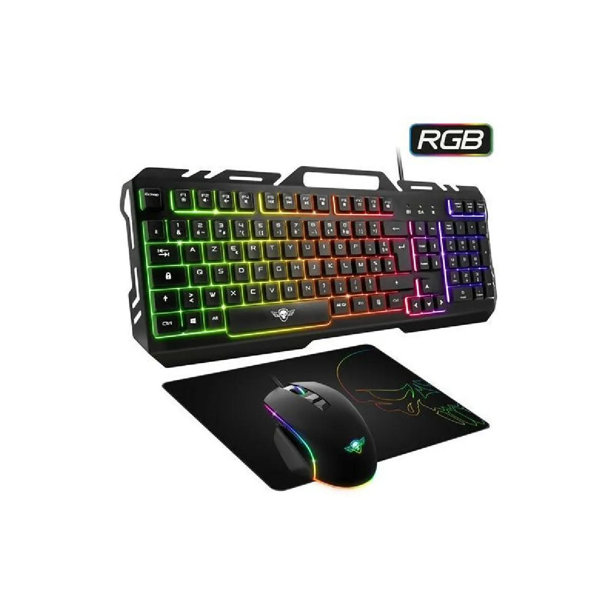 Pack Gaming Clavier + Souris + Tapis de souris Spirit Of Gamer PRO MK5