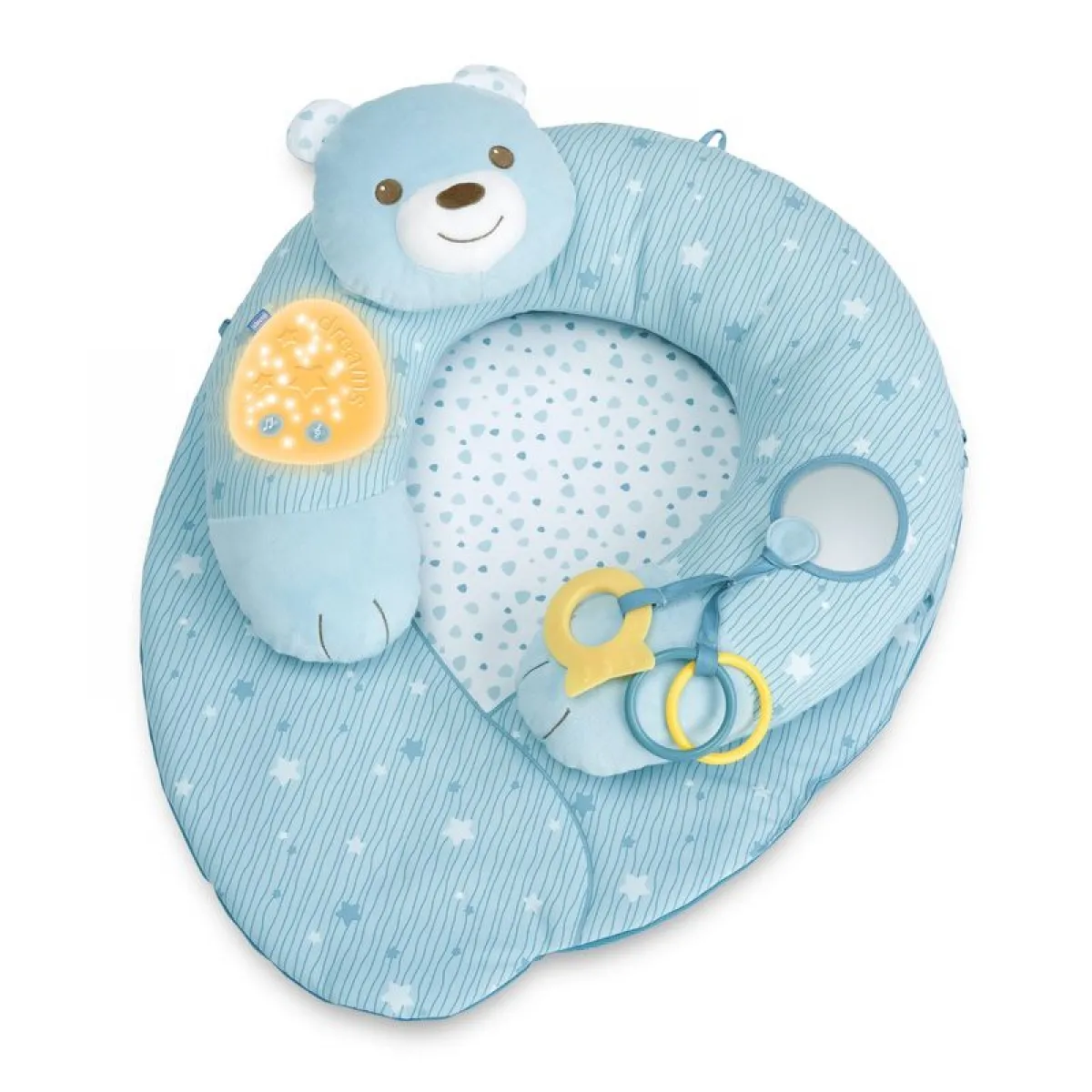 Coussin mon premier nid Bleu - Chicco Jouets