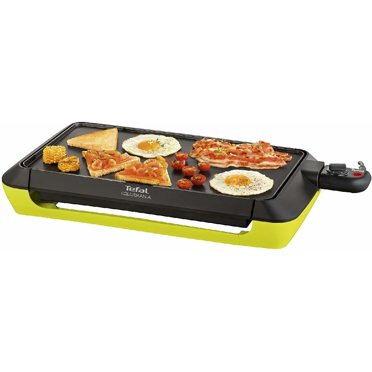 Plancha électrique XL 45,5 x 24 cm avec thermostat réglable pour 6 à 8 personnes