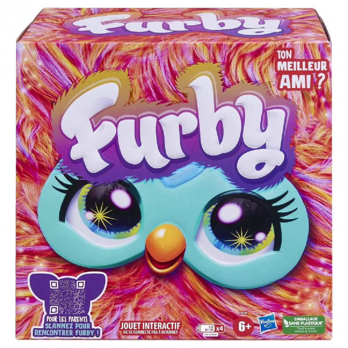 Furby corail peluche interactive