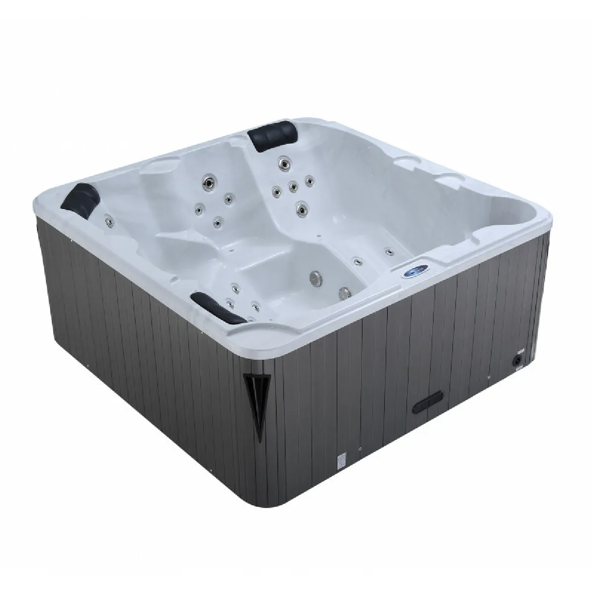 Spa rigide carré 5 places - luxa 2 m x 2m x 0.95 m