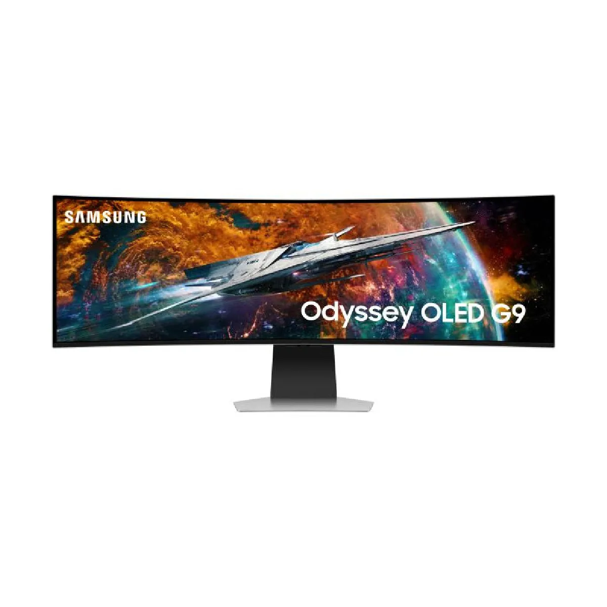 Samsung G95SC écran plat de PC 124,5 cm (49") 5120 x 1440 pixels Dual QHD OLED Argent