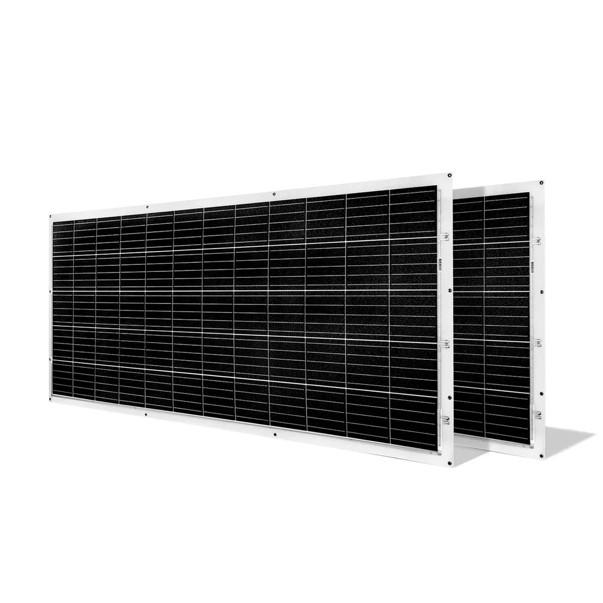 TORNASOL®? Kit solaire auto-installable 600W, 2 panneaux solaires monocristallins flexibles ultralégers de 310W-1000V, protection IP68, connexion schuko - câble MC4, recommandé pour balcon