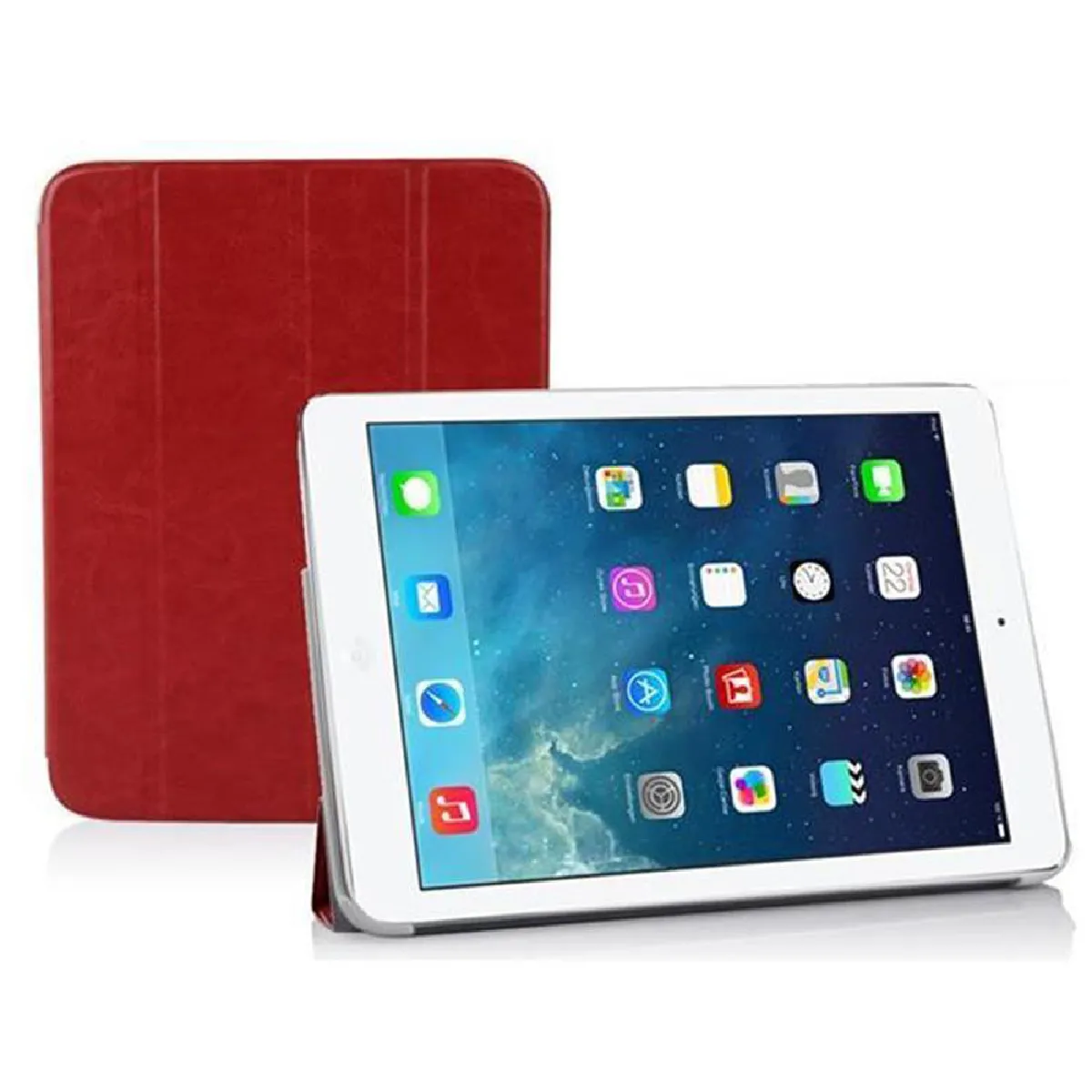 Etui iPad AIR 2 2014 / AIR 2013 en Rouge Coque