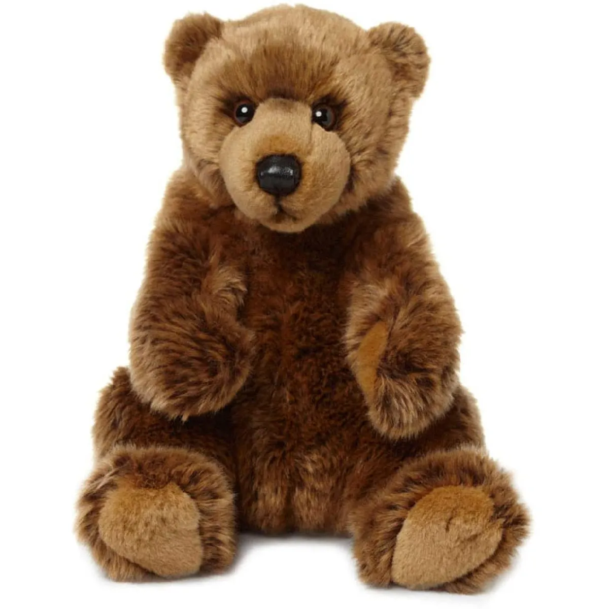 peluche Ours Grizzly de 23 cm marron