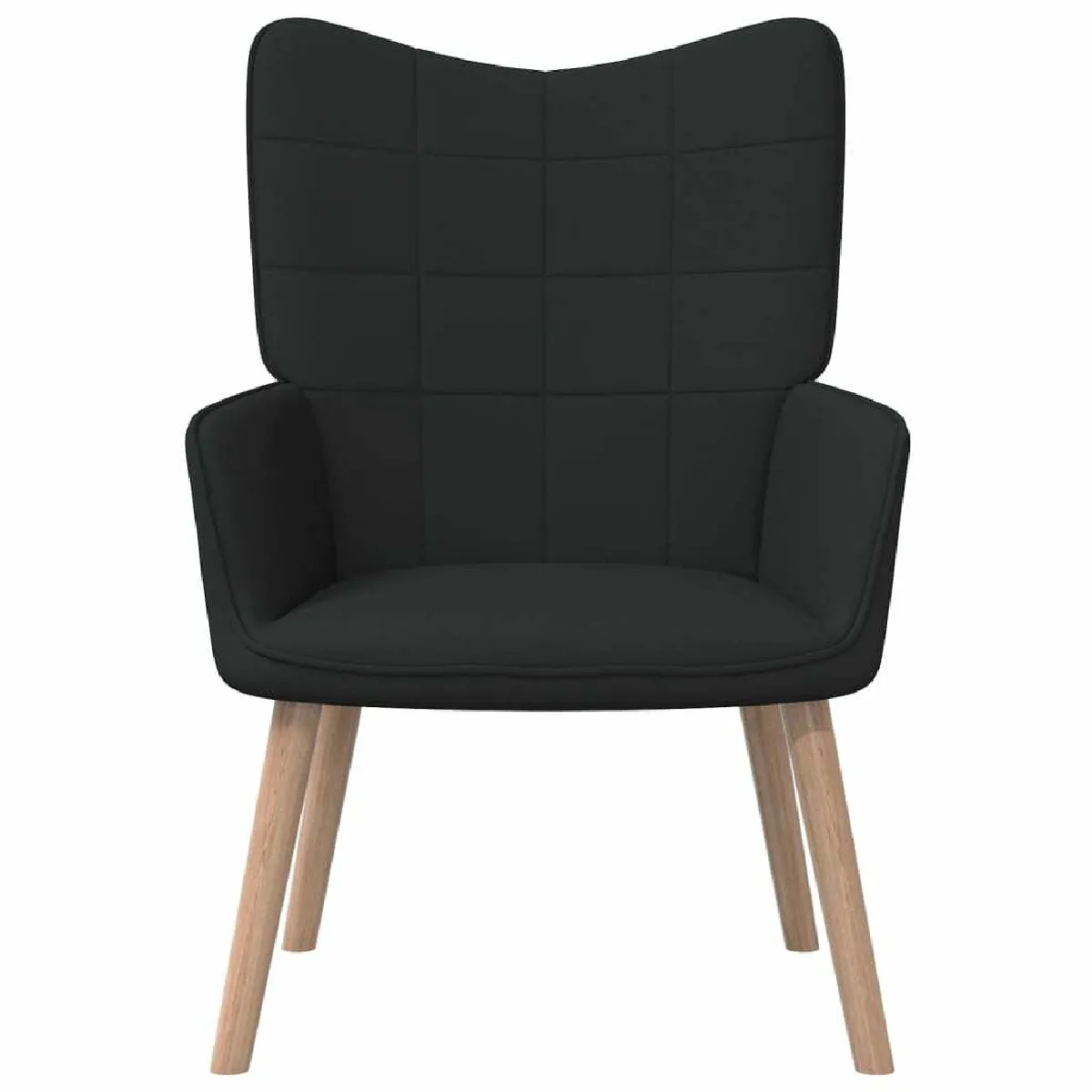 Chaise de relaxation - Fauteuil relax Noir Tissu -GKD35290