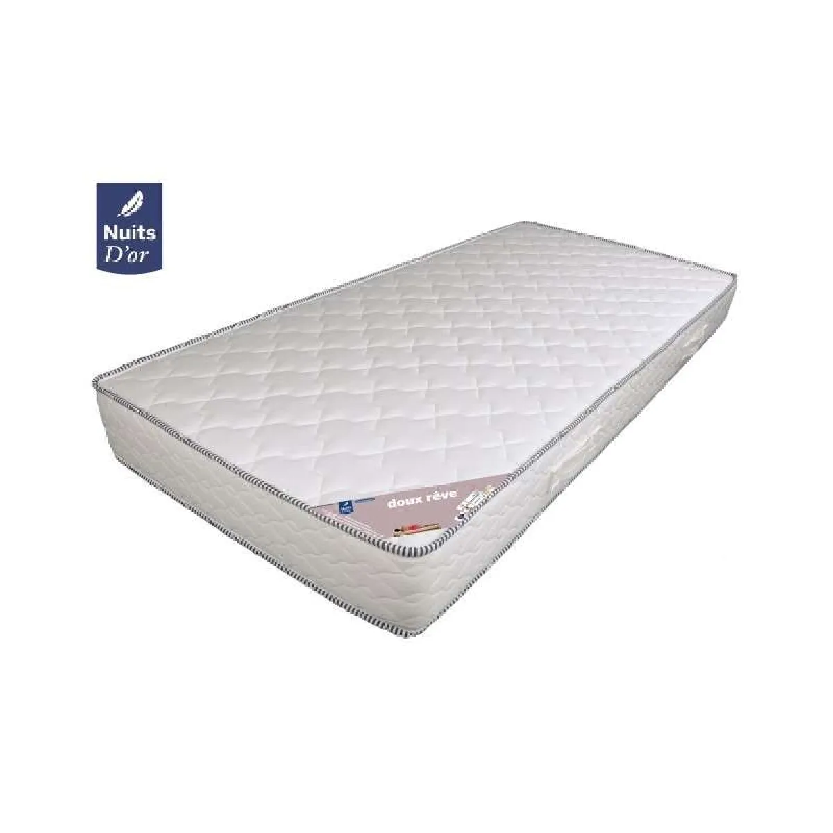 Matelas literie julien 80 x 190 x 18 cm polyurethane ferme 30.0