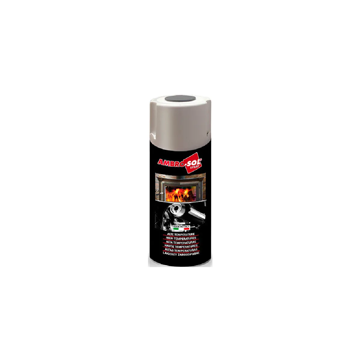 Peinture haute température gris anthracite 400 ml - V400TEMP.6 - Ambro-sol