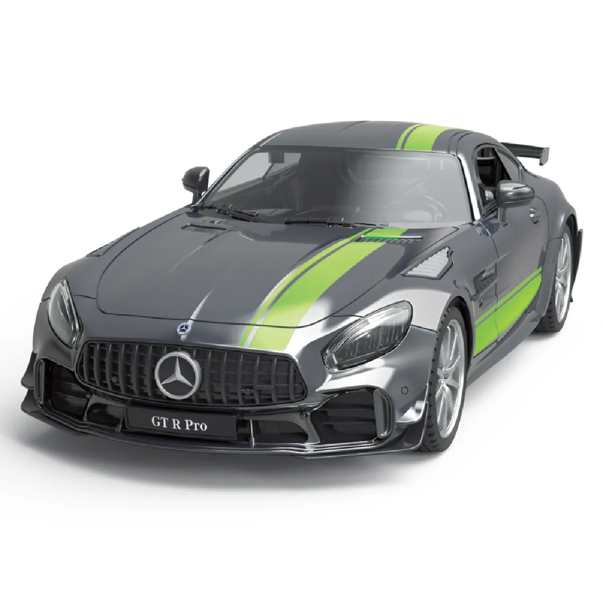 TechKidz Voiture télécommandée 1/12 2.4GHz - Modèle Mercedes AMG GTR Pro Gris anthracite