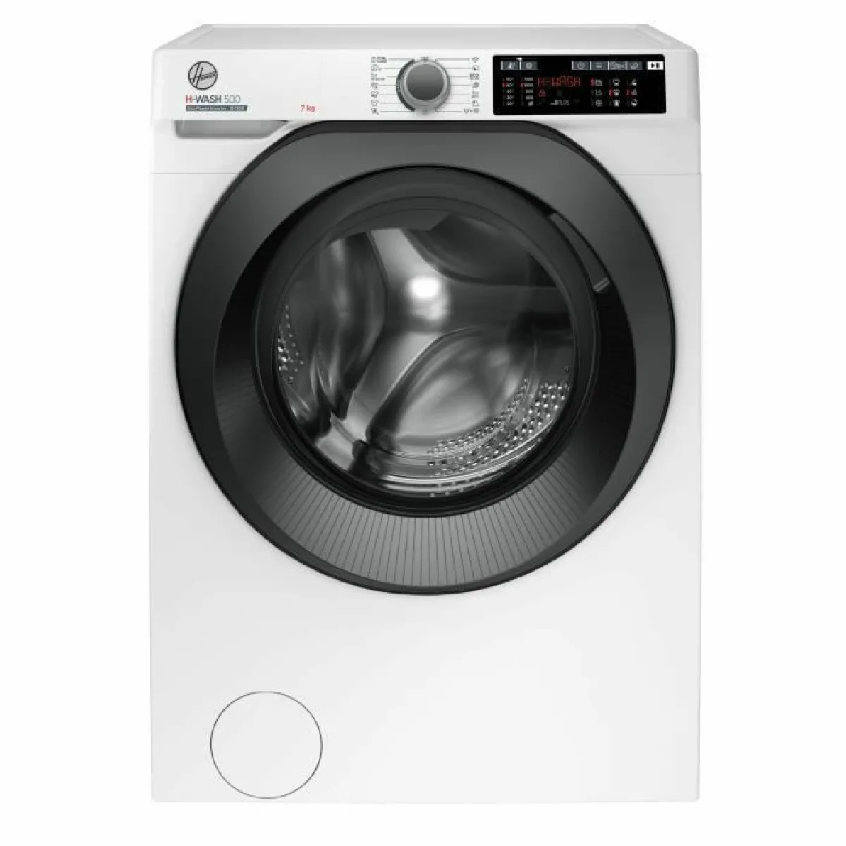 Lave-linge frontaux 7kg 48L HOOVER 1300tr/min 60cm A, HW437ZMBB