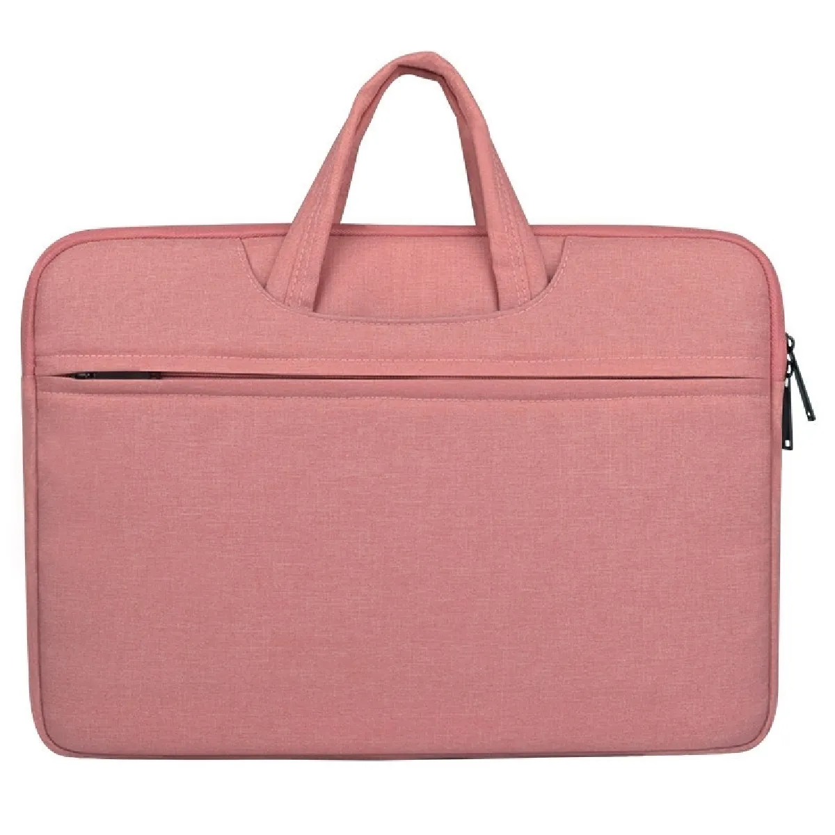 Sacoche ordinateur 14.1 pouces rose pour 14 et ci-dessous Macbook, Samsung, Lenovo, Sony, DELL Alienware, CHUWI, ASUS, HP Sac à bandoulière portatif Zipper épaule respirant résistant à l'usure,