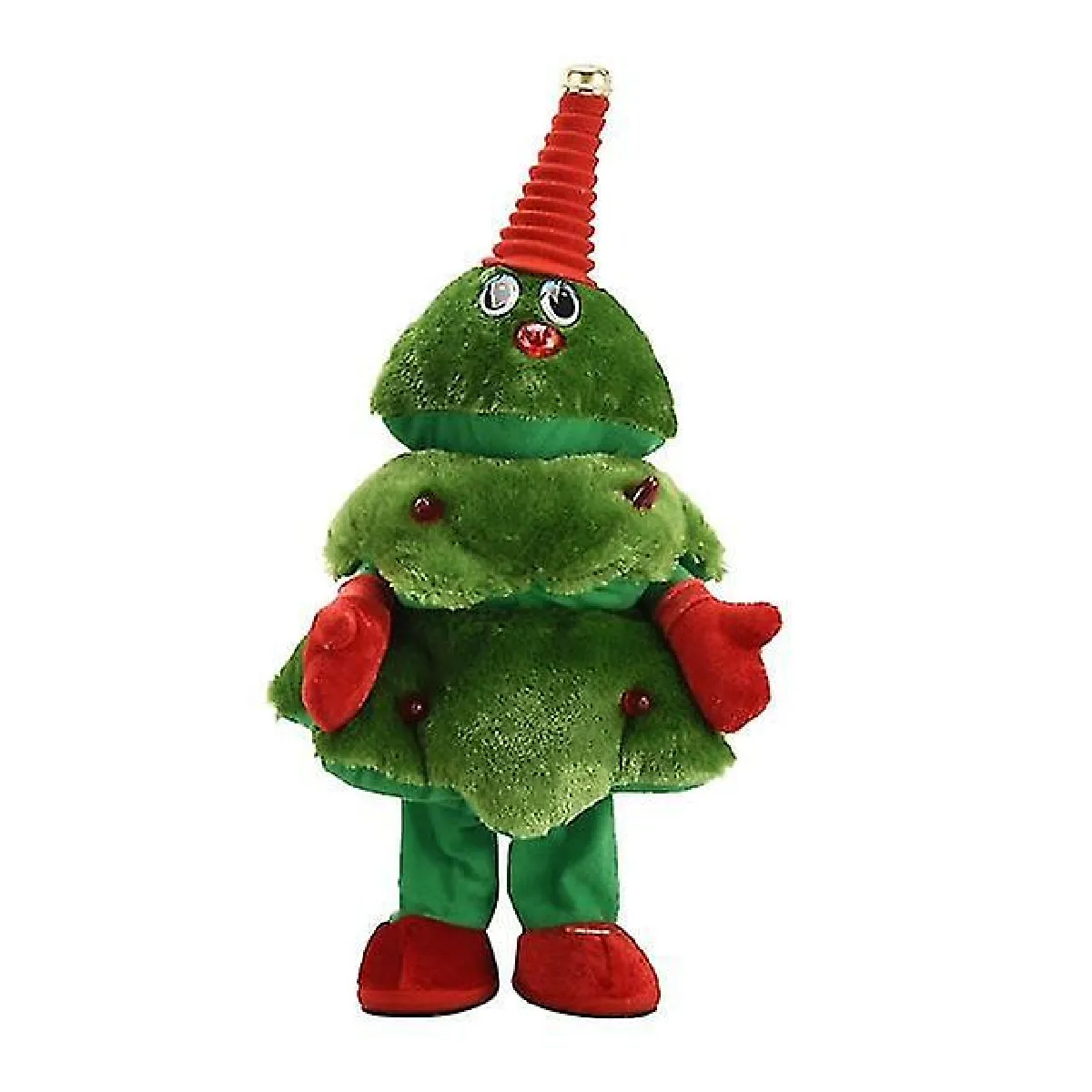 Danse électronique sapin de noël peluche cadeau cadeau enfant chantant king jouet électrique k