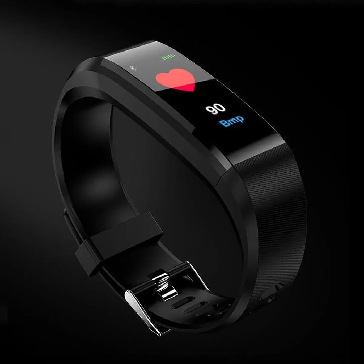 Bracelet Connecté OLED Couleur Suivi Santé Bluetooth