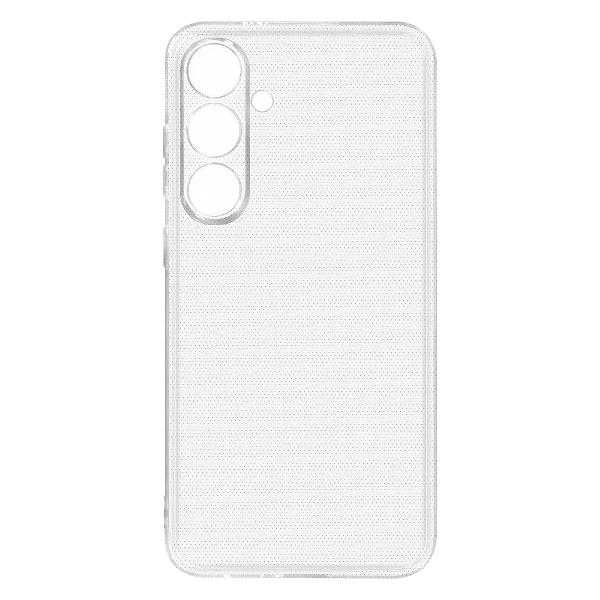 Avizar Coque pour Samsung Galaxy S24 Silicone souple Fin 2mm Transparent