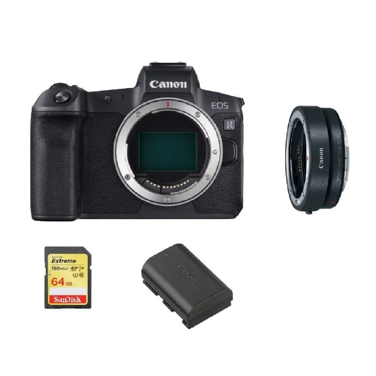 canon-eos-r-black-ef-eos-r-mount-adapter-64gb-sd-card-lp-e6n-battery-0635492979390