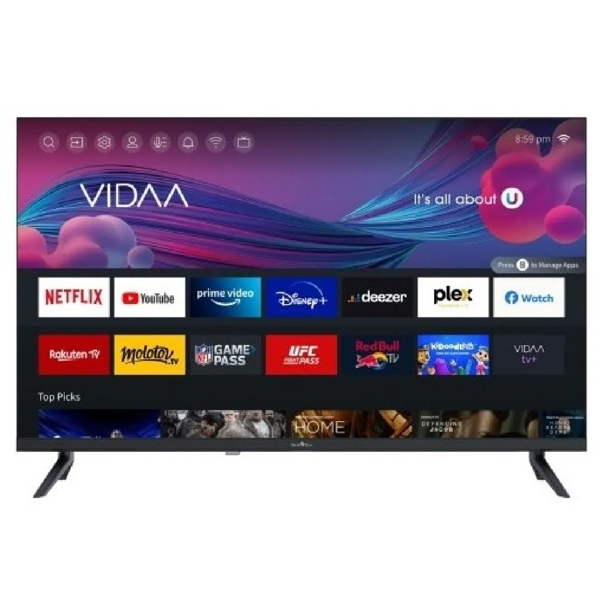 TV LED HD 32" SMART TV VIDAA MODE HOTEL