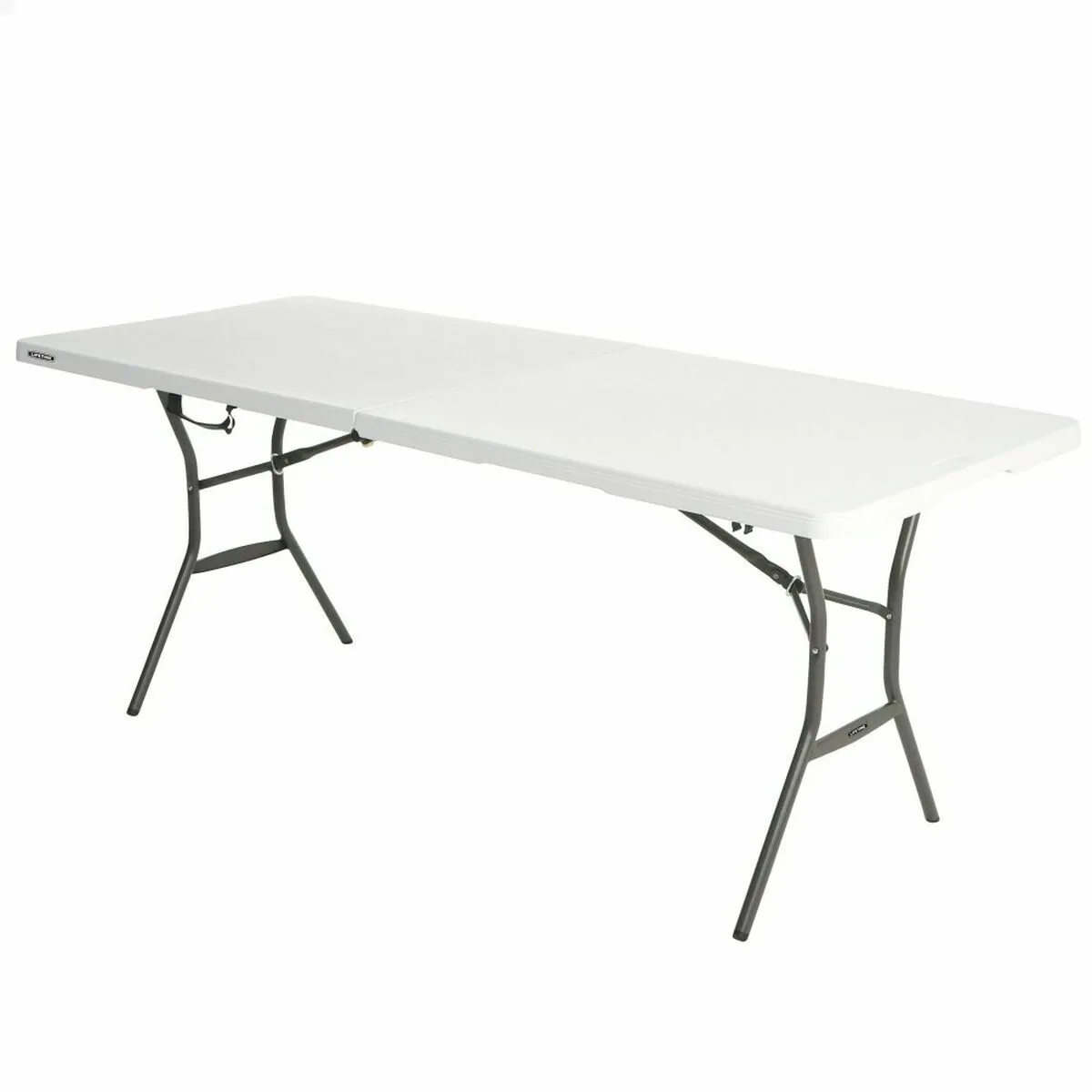 Table Piable Lifetime Blanc 185 x 74 x 76 cm Acier Plastique