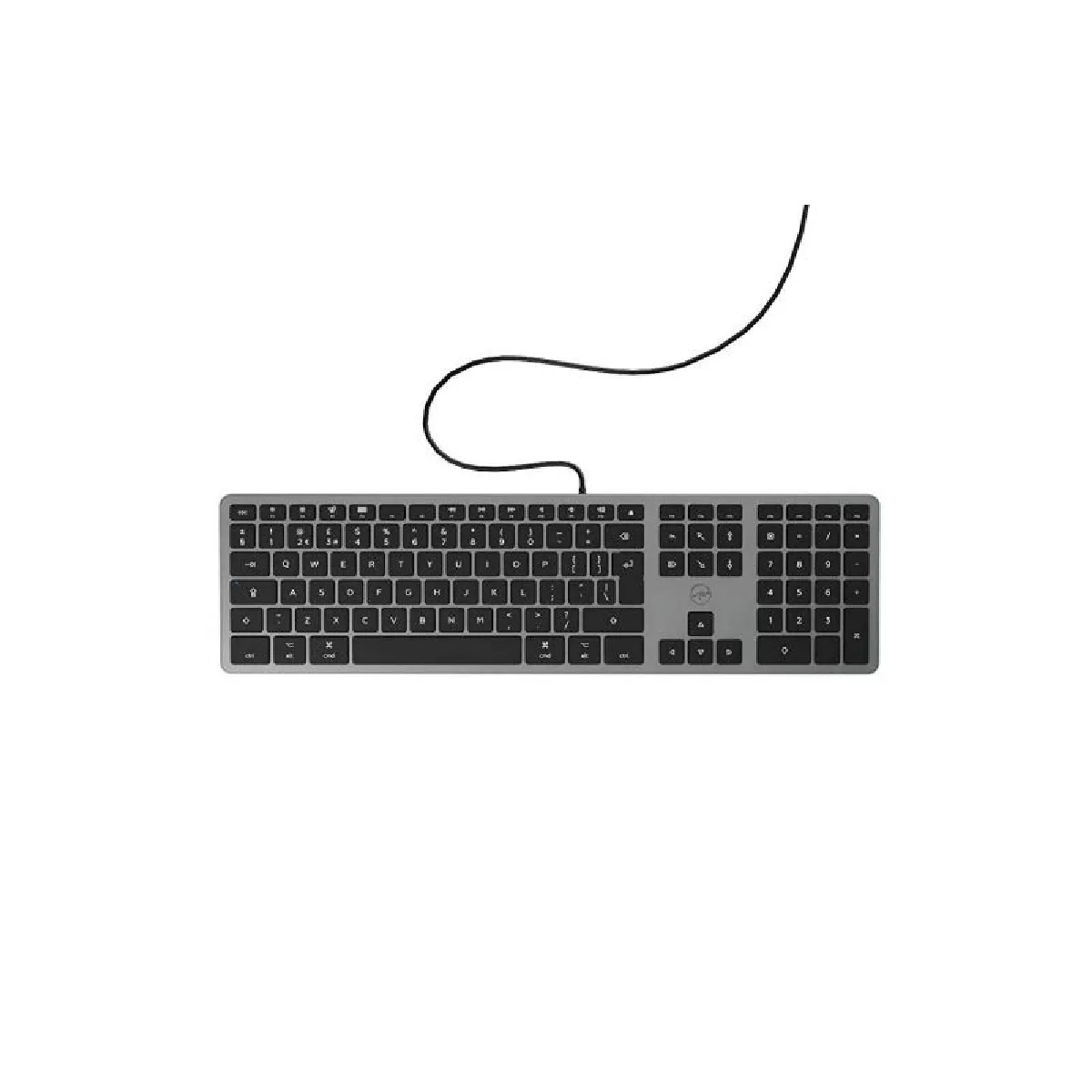 Mobility Lab Clavier anglais QWERTY filaire pour Mac ? gris sidéral et noir