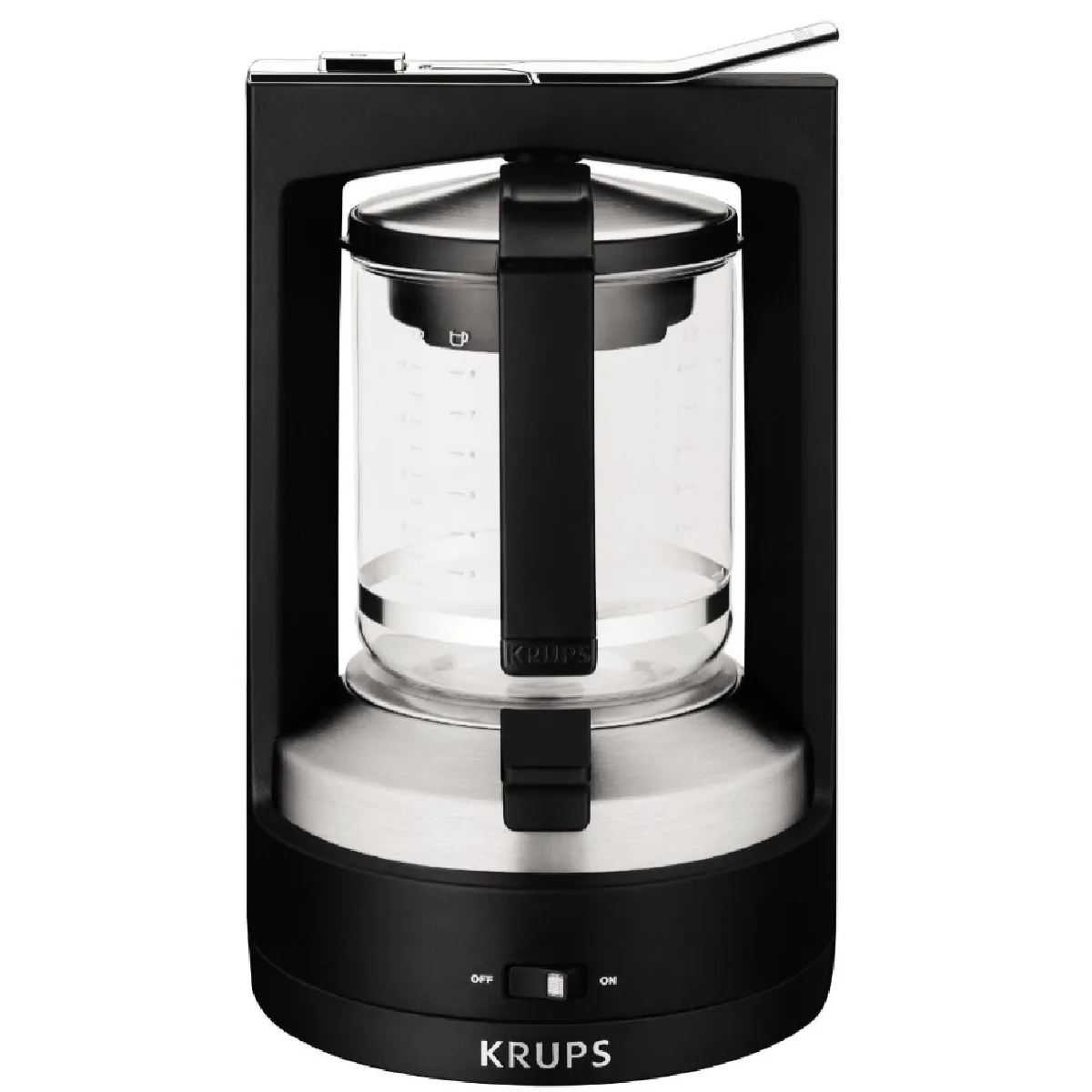 Cafetière à pression 12 tasses 850w noir - km468910 - KRUPS