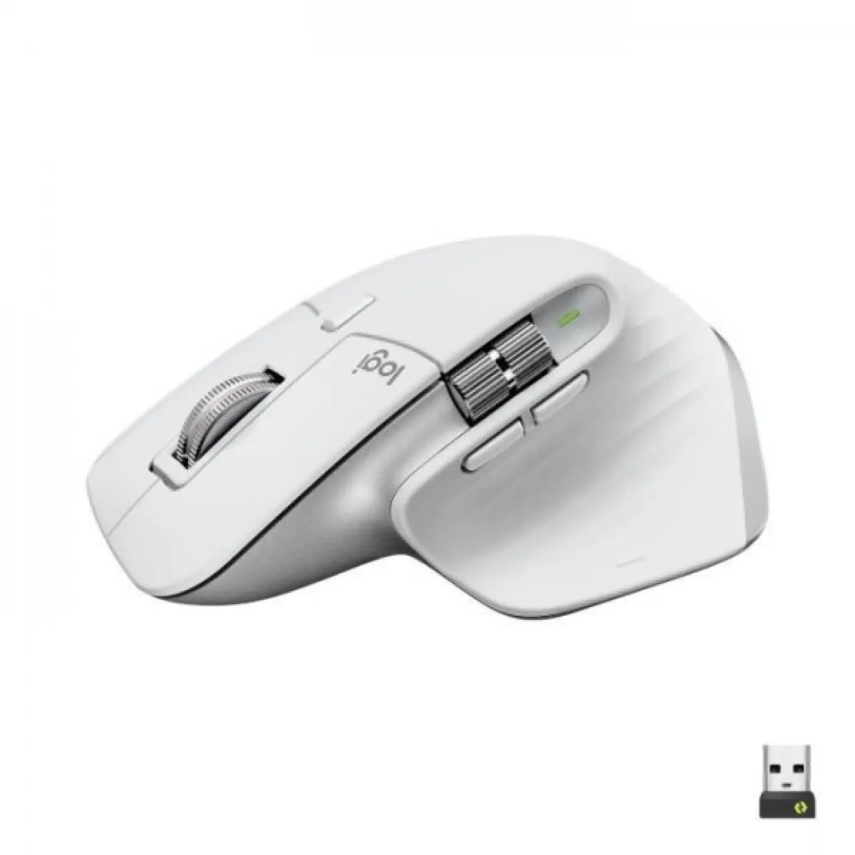 Souris Logitech - sans fil - MX Master 3S Performance, Ergonomique - Pale Grey