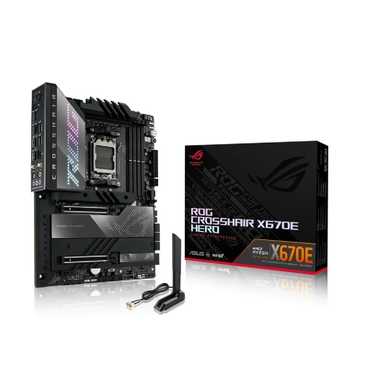 Carte Mère Asus ROG Crosshair X670E Hero AMD AMD X670 AMD AM5