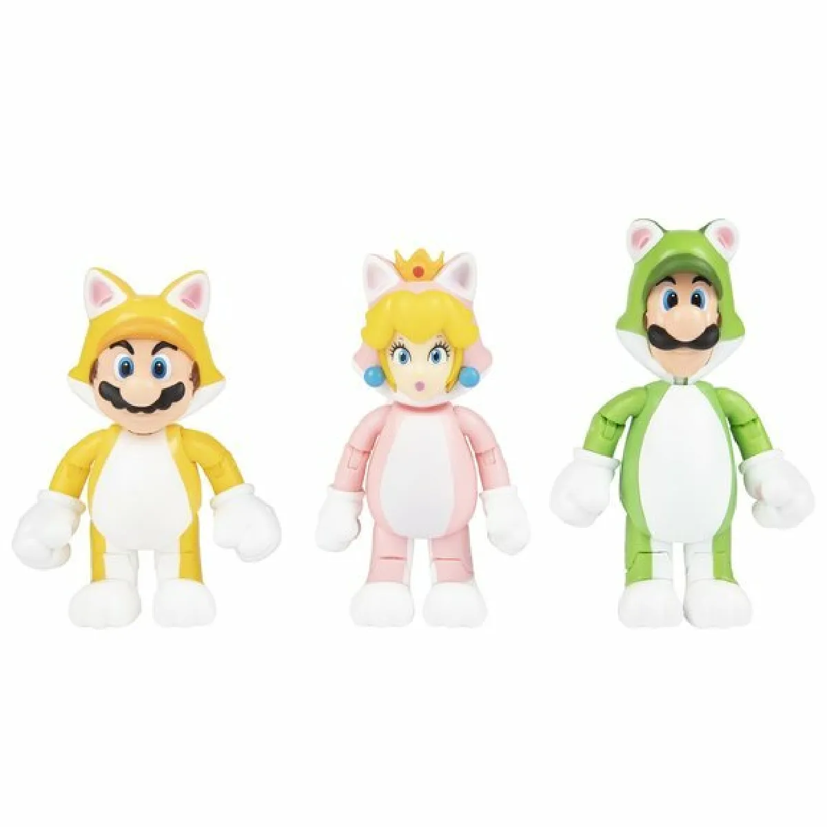 Coffret Diorama 3 figurines Super Mario 3D World