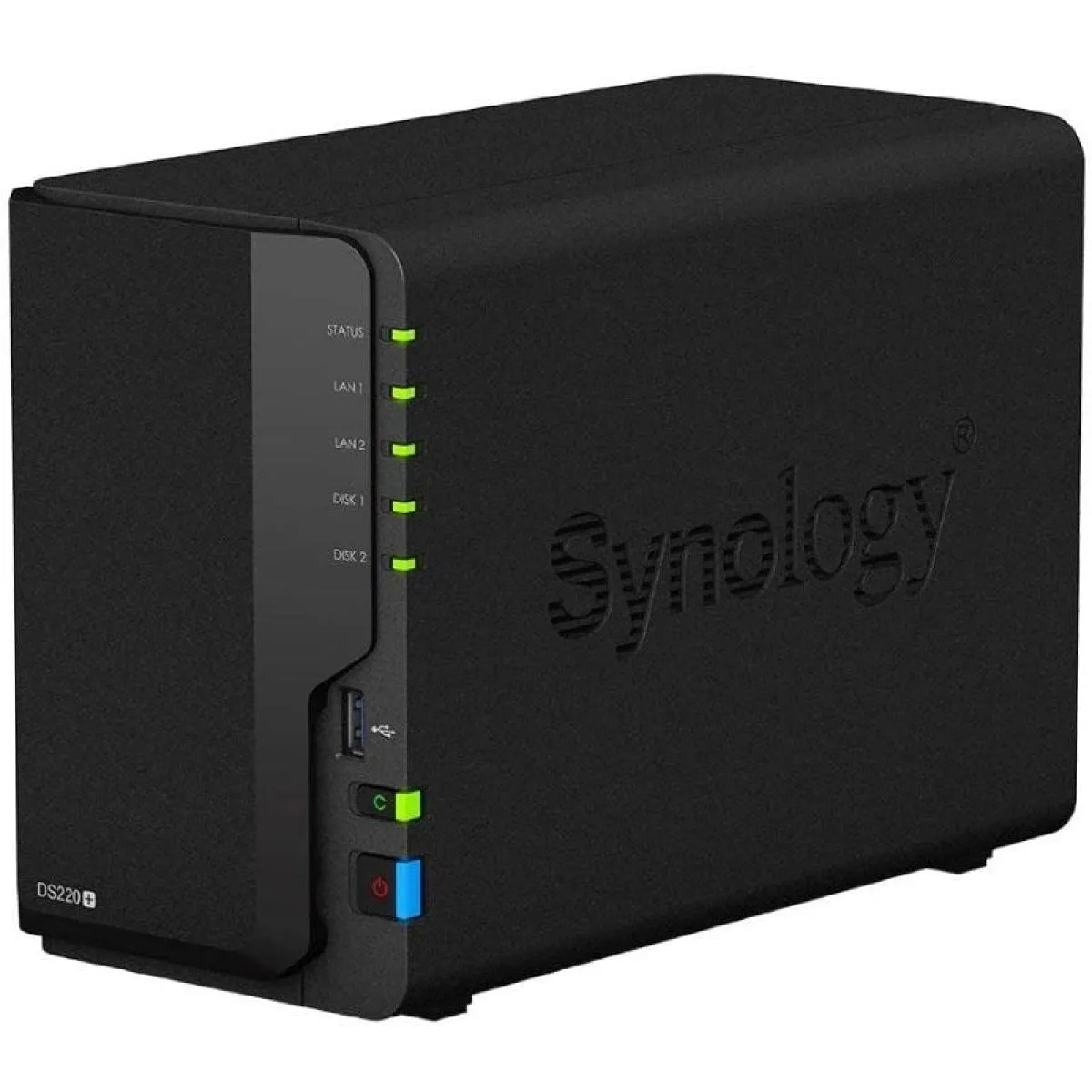 NAS Synology Diskstation DS220+/ 2 Baies 3.5"- 2.5"/ 2 Go DDR4/ Format Tour