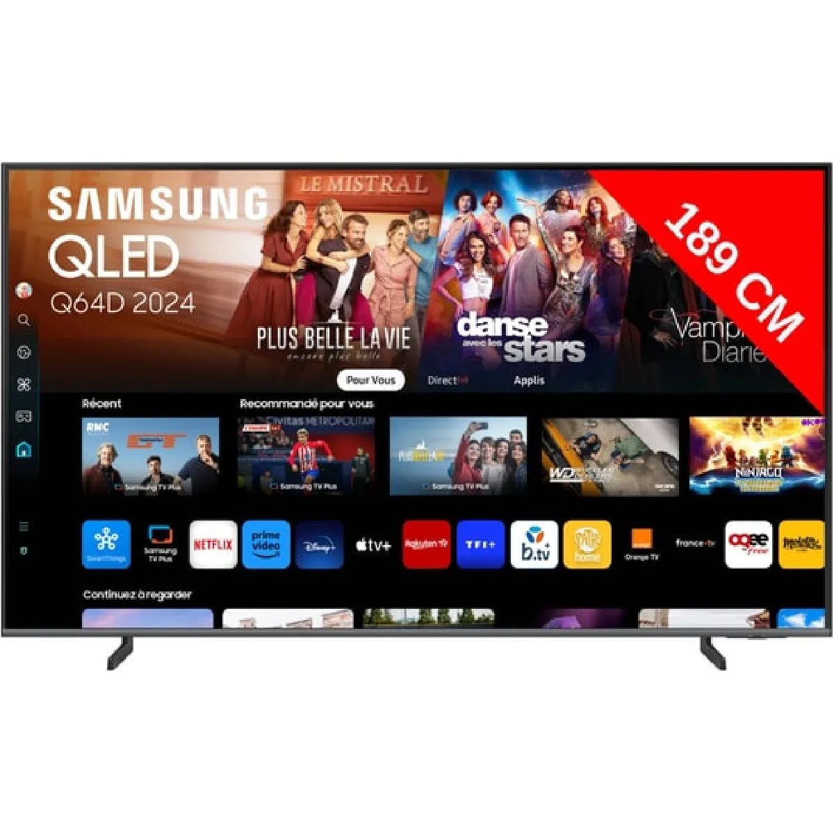 TV QLED 4K 189 cm TQ75Q64D 2024