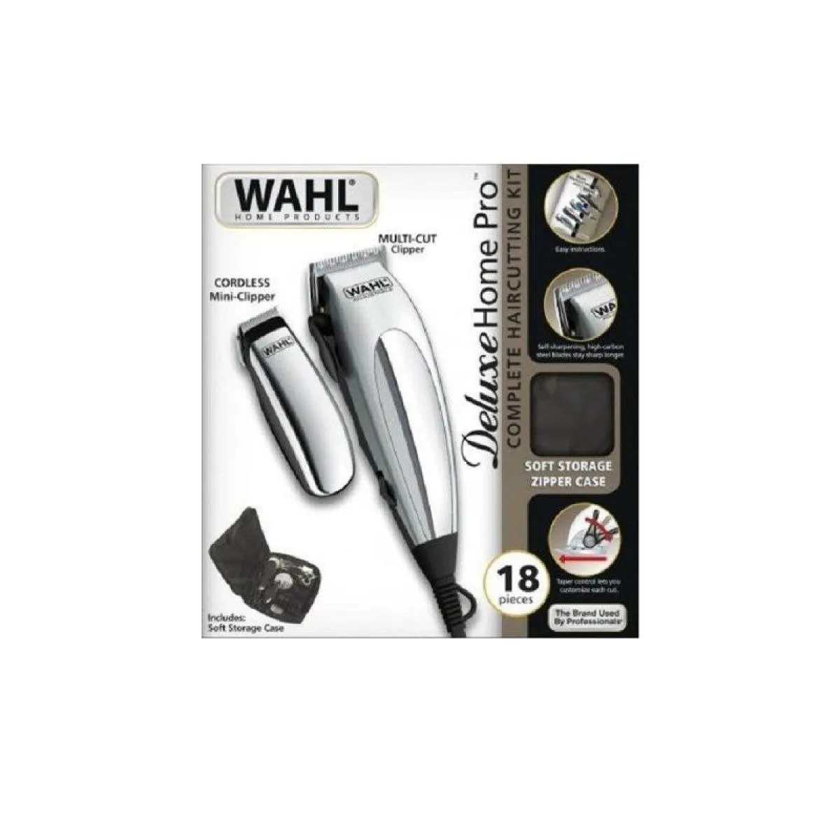 Cortapelos + Recortadora Wahl Deluxe HomePro/ 16 Accesorios