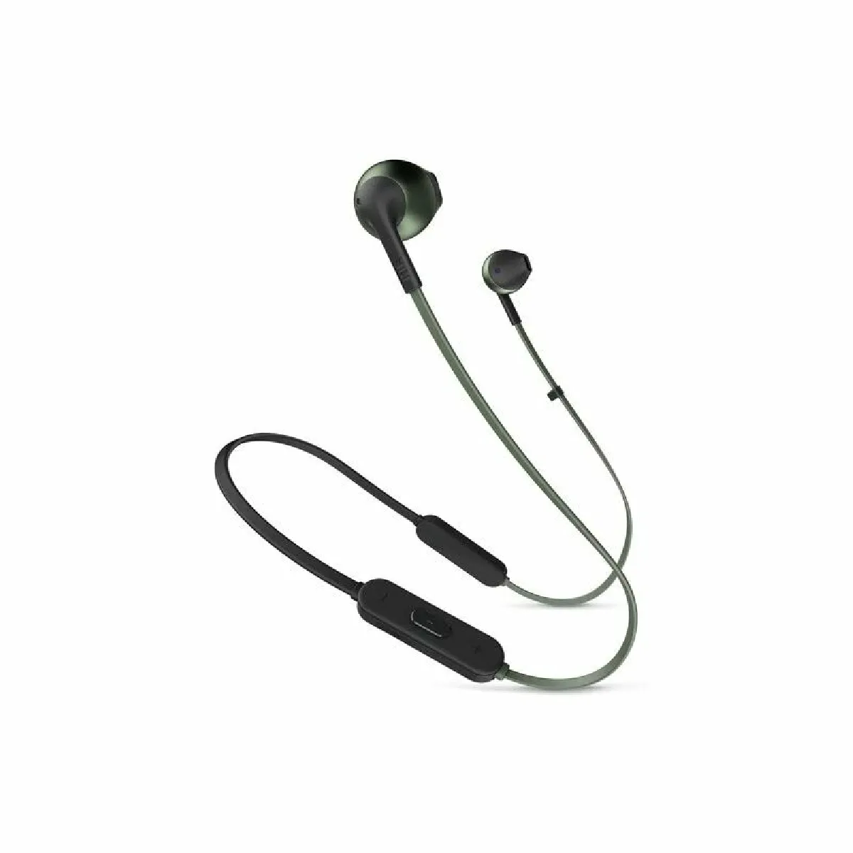 Casque D'Origine Jbl T205Bt Compatible Bluetooth Casque Semi-Intra-Auriculaire Sans Fil Écouteurs Vert