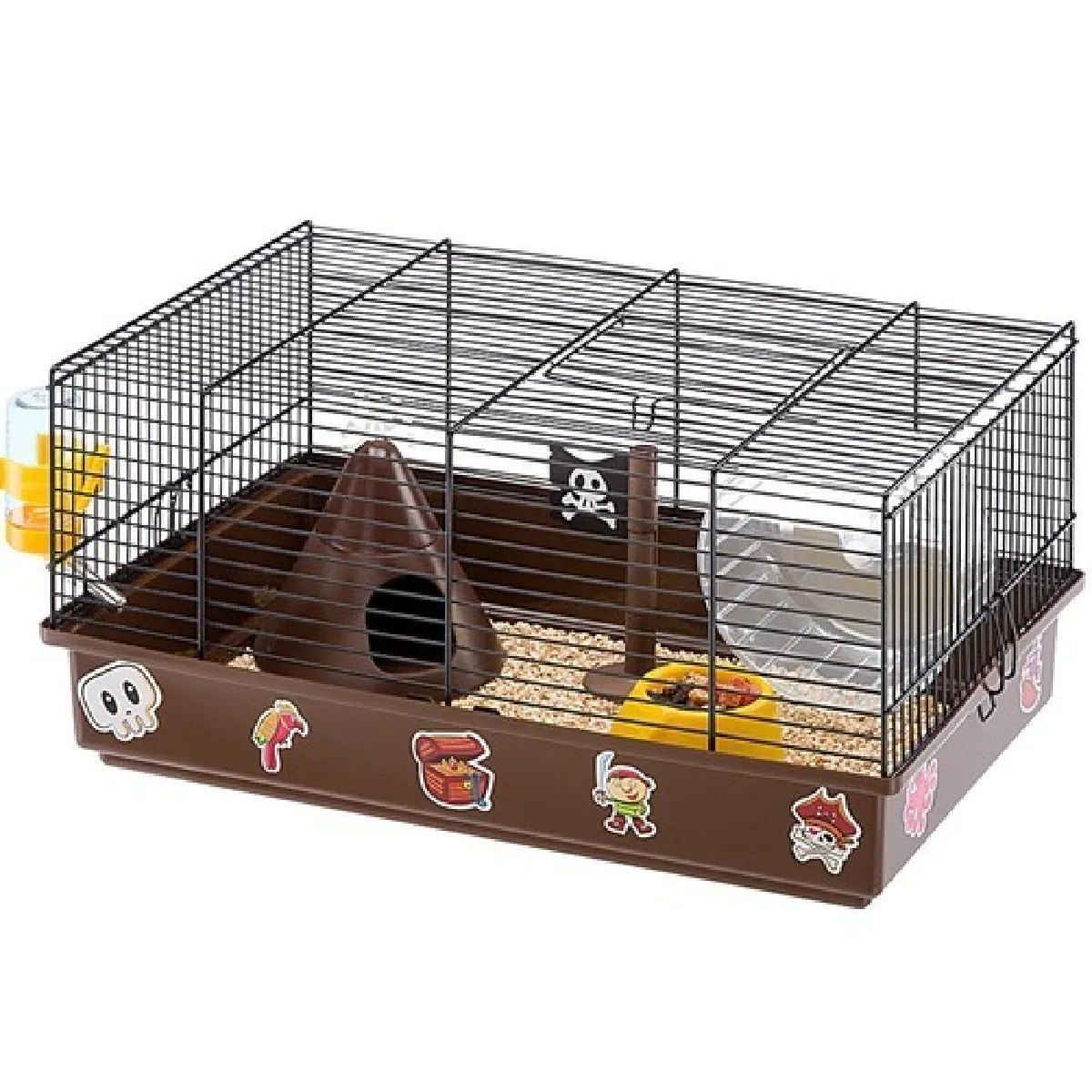 FERPLAST Cage CRICETI 9 ludique pour hamsters - Theme Pirates