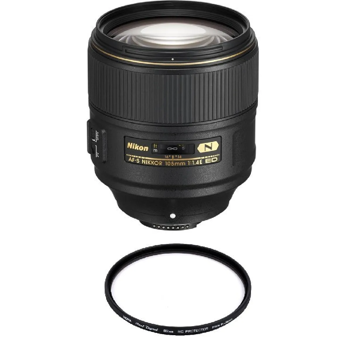 NIKON AF-S 105MM F1.4E ED + HOYA 82mm PRO 1D Protector