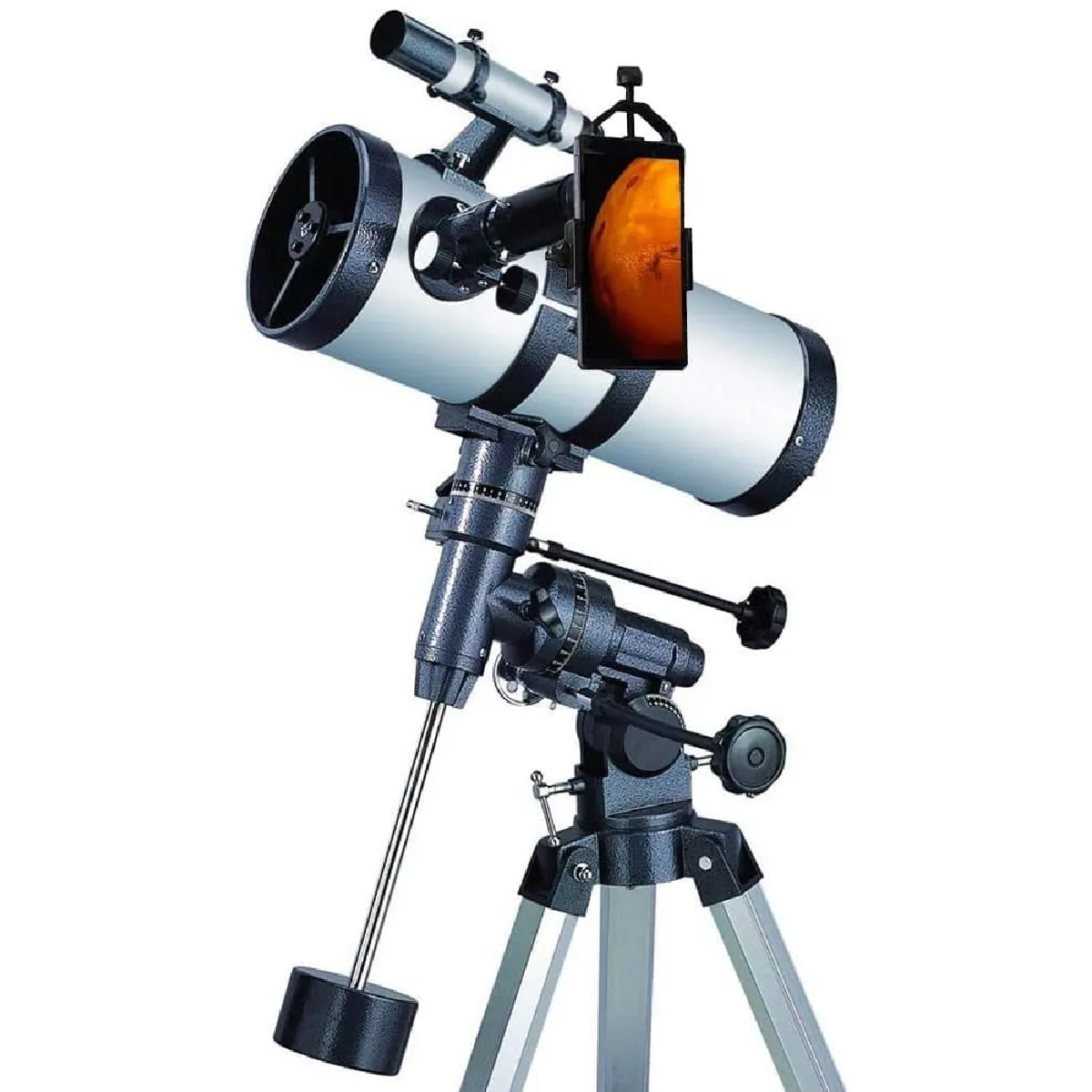 Pack complet télescope XXL Astrophotographie 114/1000 avec Zoom et guide Débutant