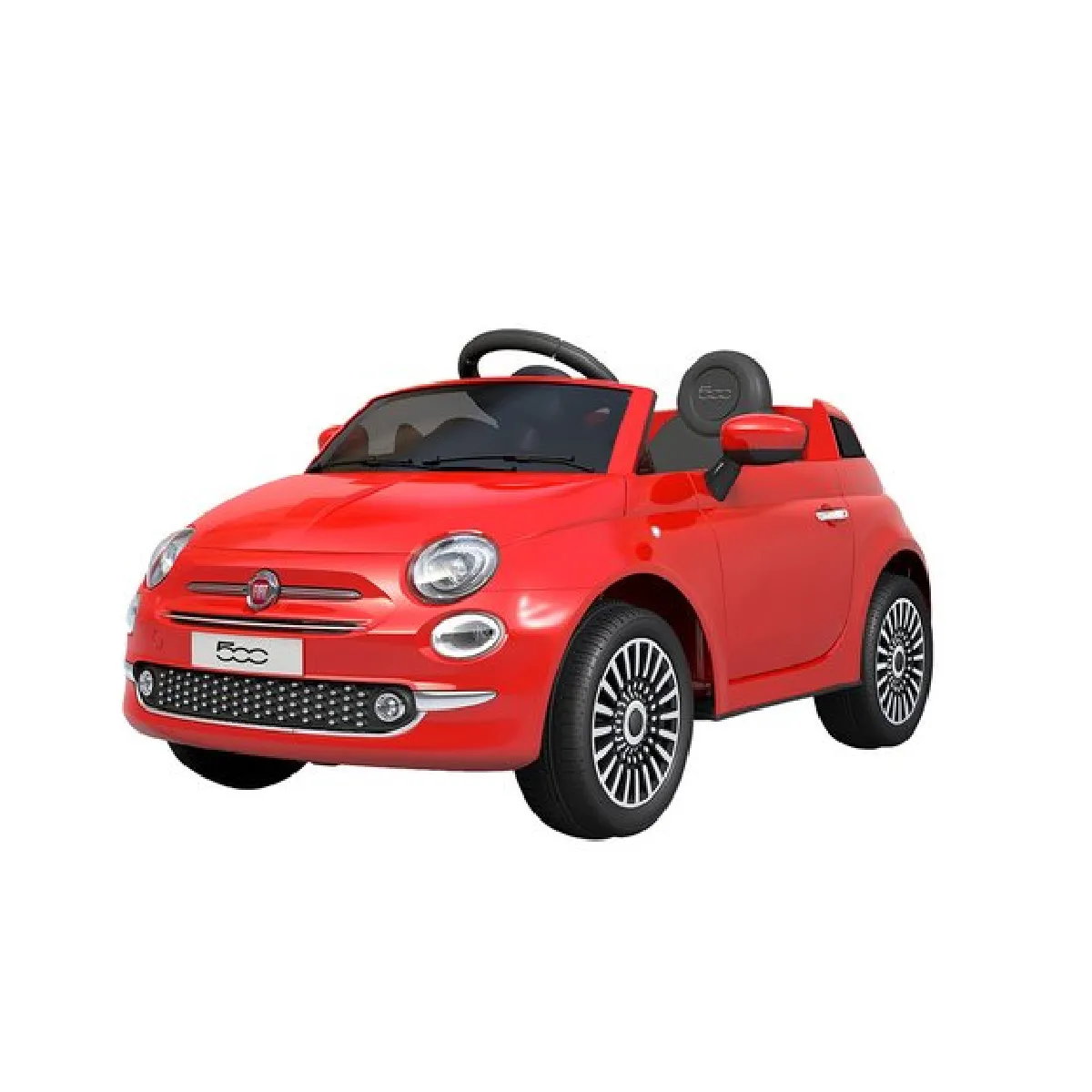 Porteur électrique pour enfant Fiat 500 Rouge