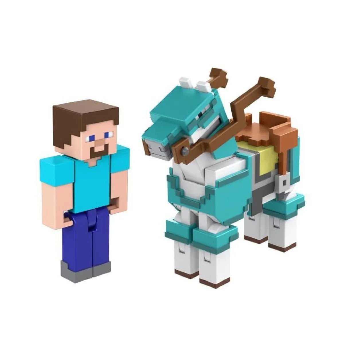 Assortiment Coffret Minecraft Créer-Un-Bloc - Figurines 8cm - 6 Ans Et + - MINECRAFT - GTT53 - modele aléatoire