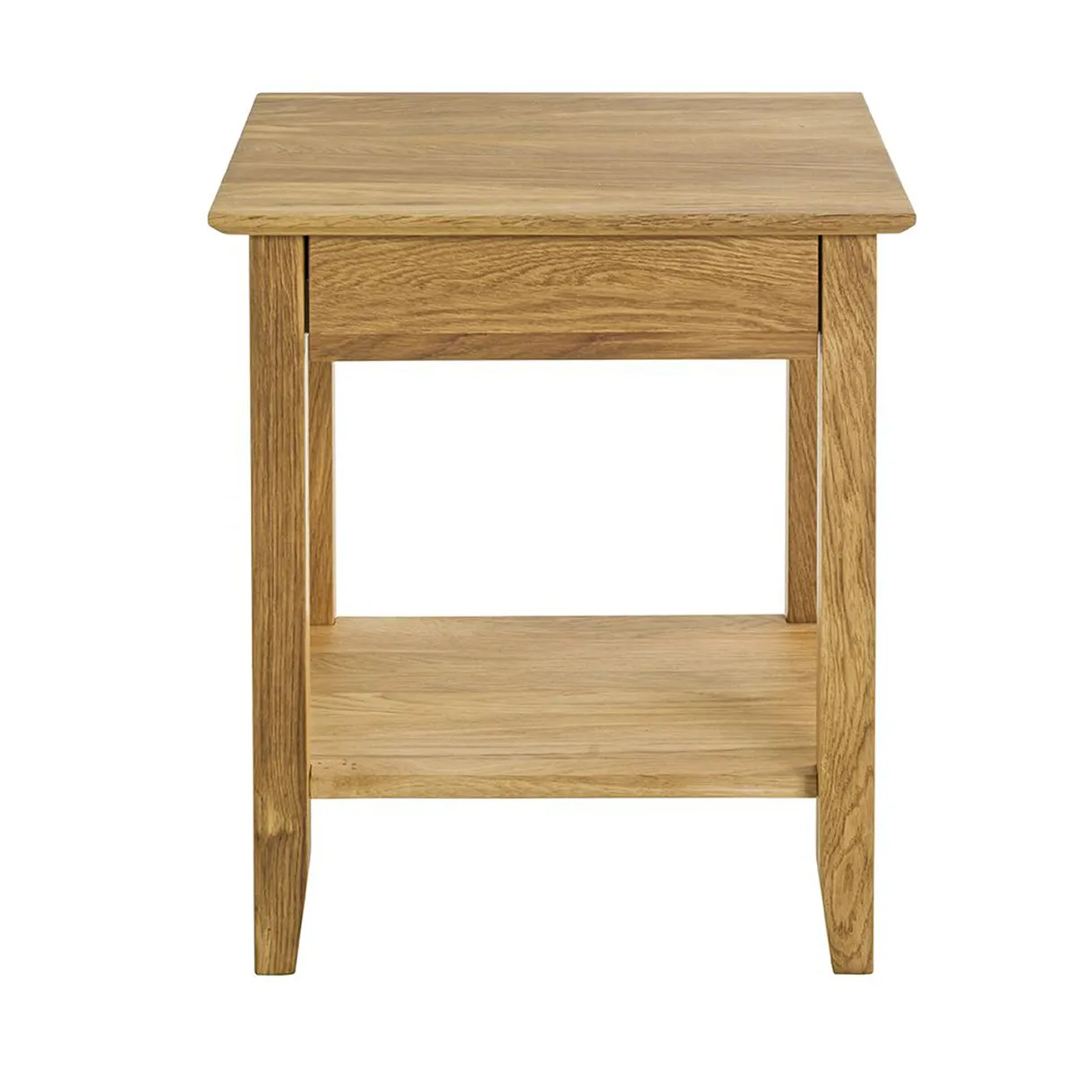 Meuble console, table console en bois massif coloris chêne -longueur 50 x profondeur 40 x hauteur 60 cm