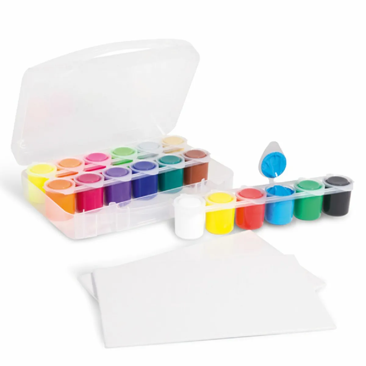 Coffret 18 peintures acrylique 25 ml