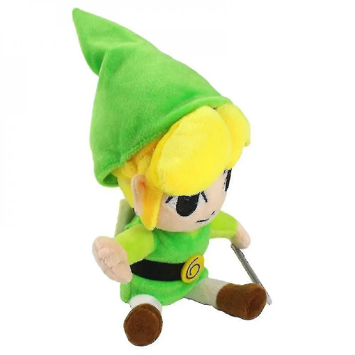 Animaux empaillés 25 cm zelda link garçon peluche avec épée et bouclier douce douce poupée en peluche anniversaire