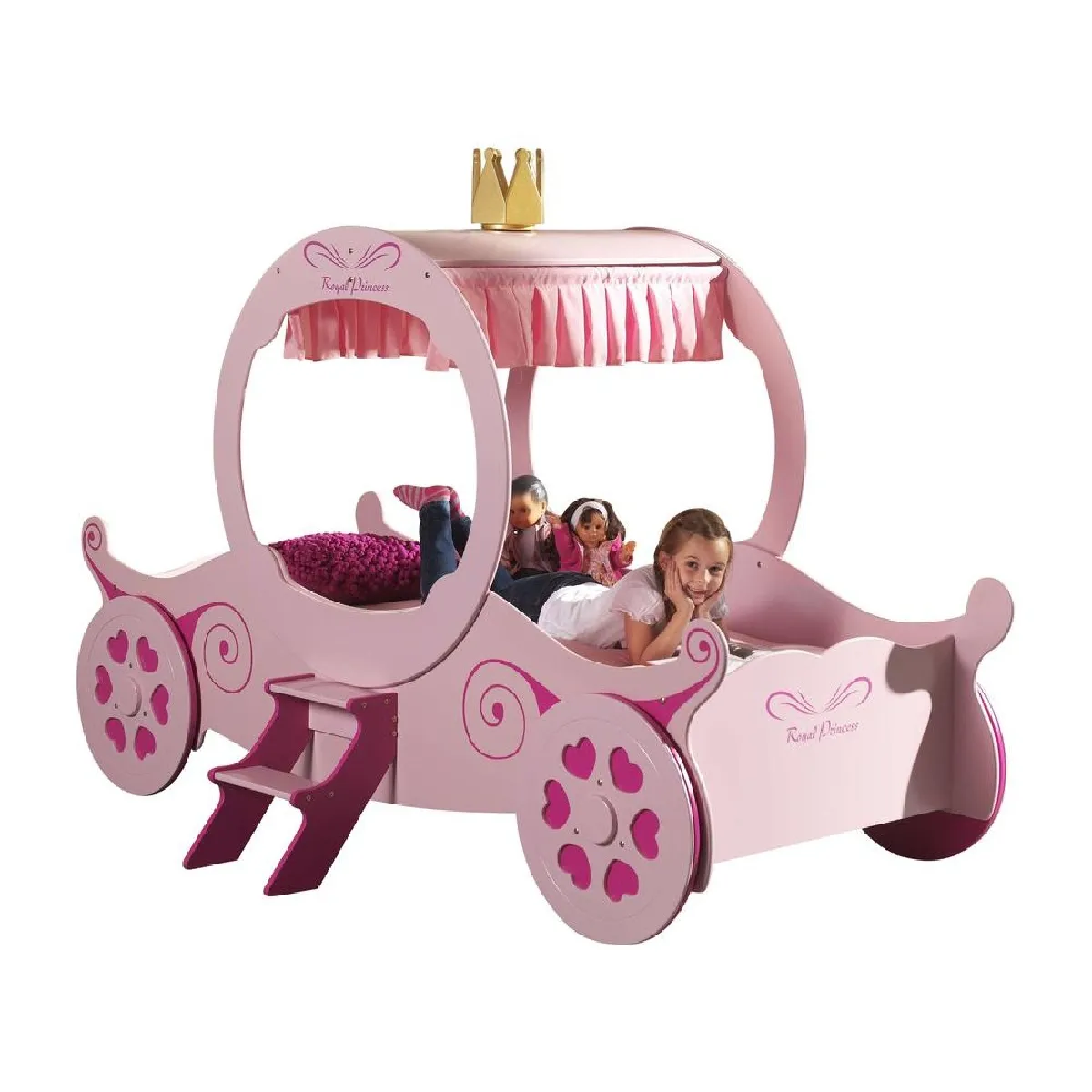 Vipack Funbeds Lit carrosse Princesse Kate