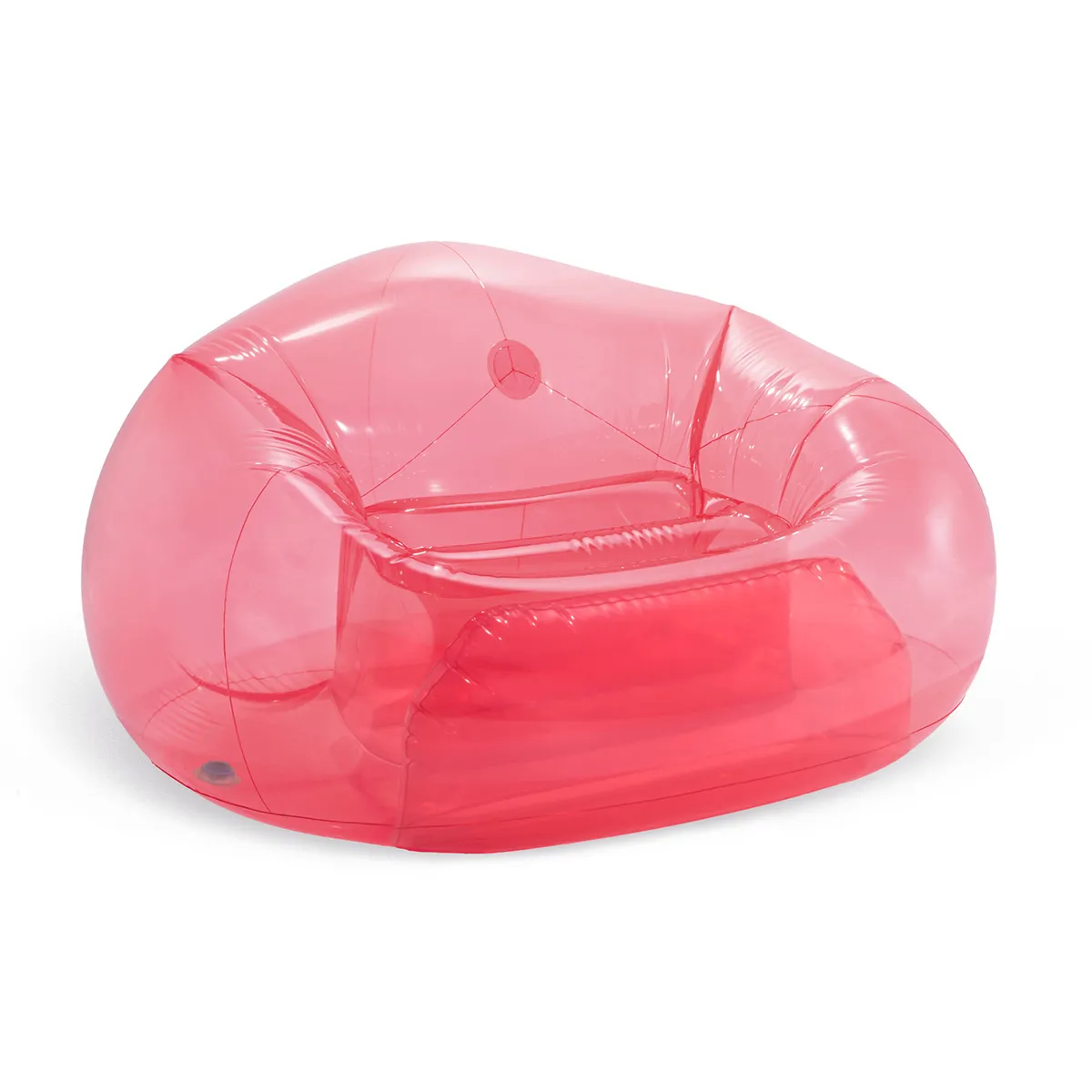 Fauteuil gonflable Poire Transparent Rose - Intex