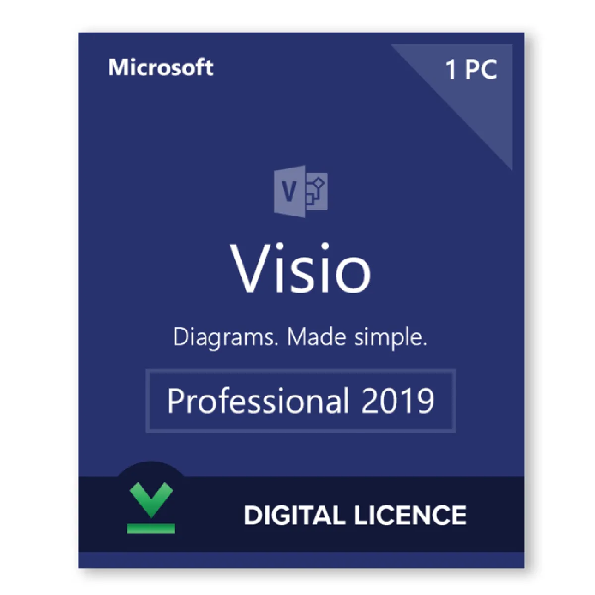 Visio 2019 Professionnel - Licence numérique - Logiciel en téléchargement