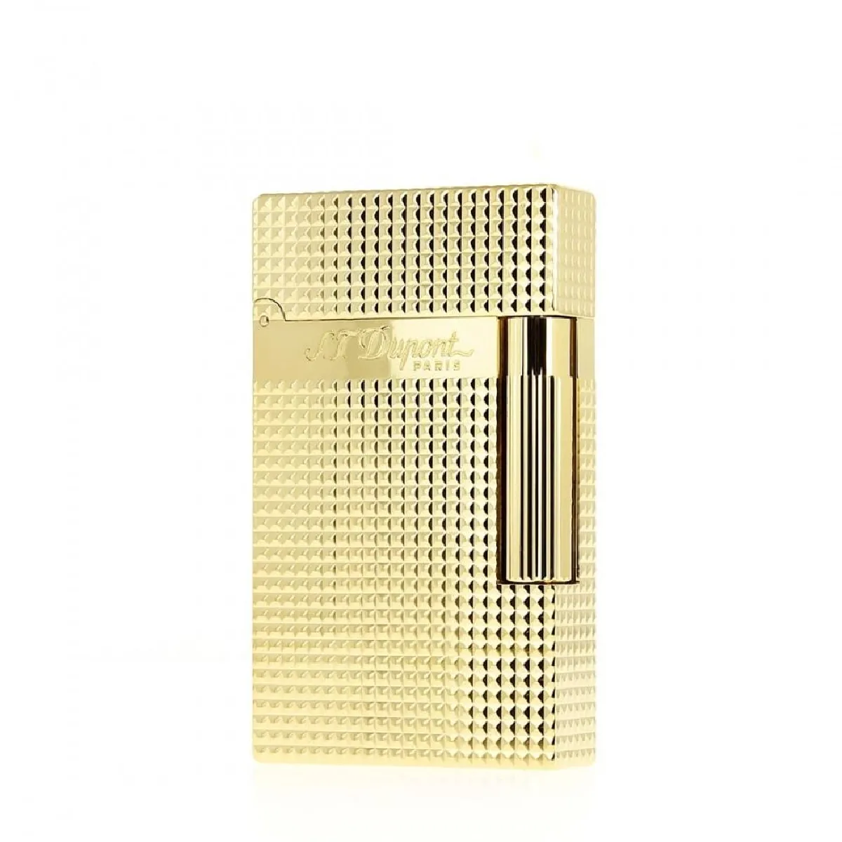 briquet ligne 2 st dupont pointe de diamant finition or