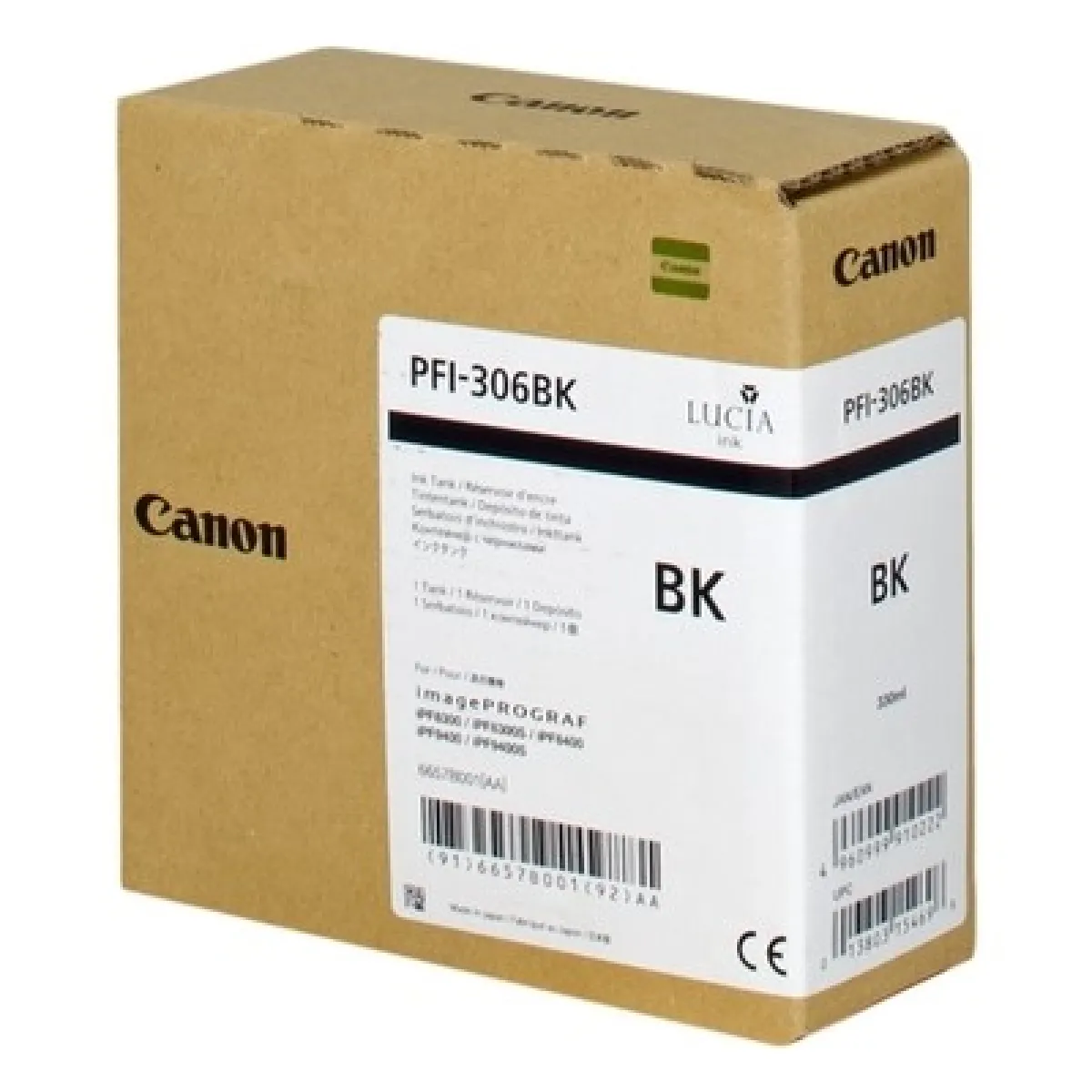 Canon PFI306 Cartouche Noir 6657B001