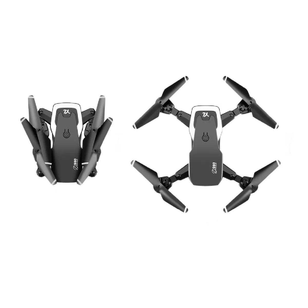 S60 drone 4K professionnel HD grand angle caméra WiFi FPV drone double caméra haute rétention machine inutile caméra hélicoptère jouet - RC Helicopter